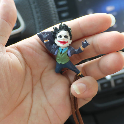 Car Pendant Creative Car Accessories Clown Car Pendant Car Decoration Rearview Mirror Pendant