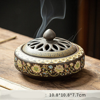 Ceramic Incense Burner Antique Sandalwood Incense Incense Tower