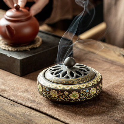 Ceramic Incense Burner Antique Sandalwood Incense Incense Tower