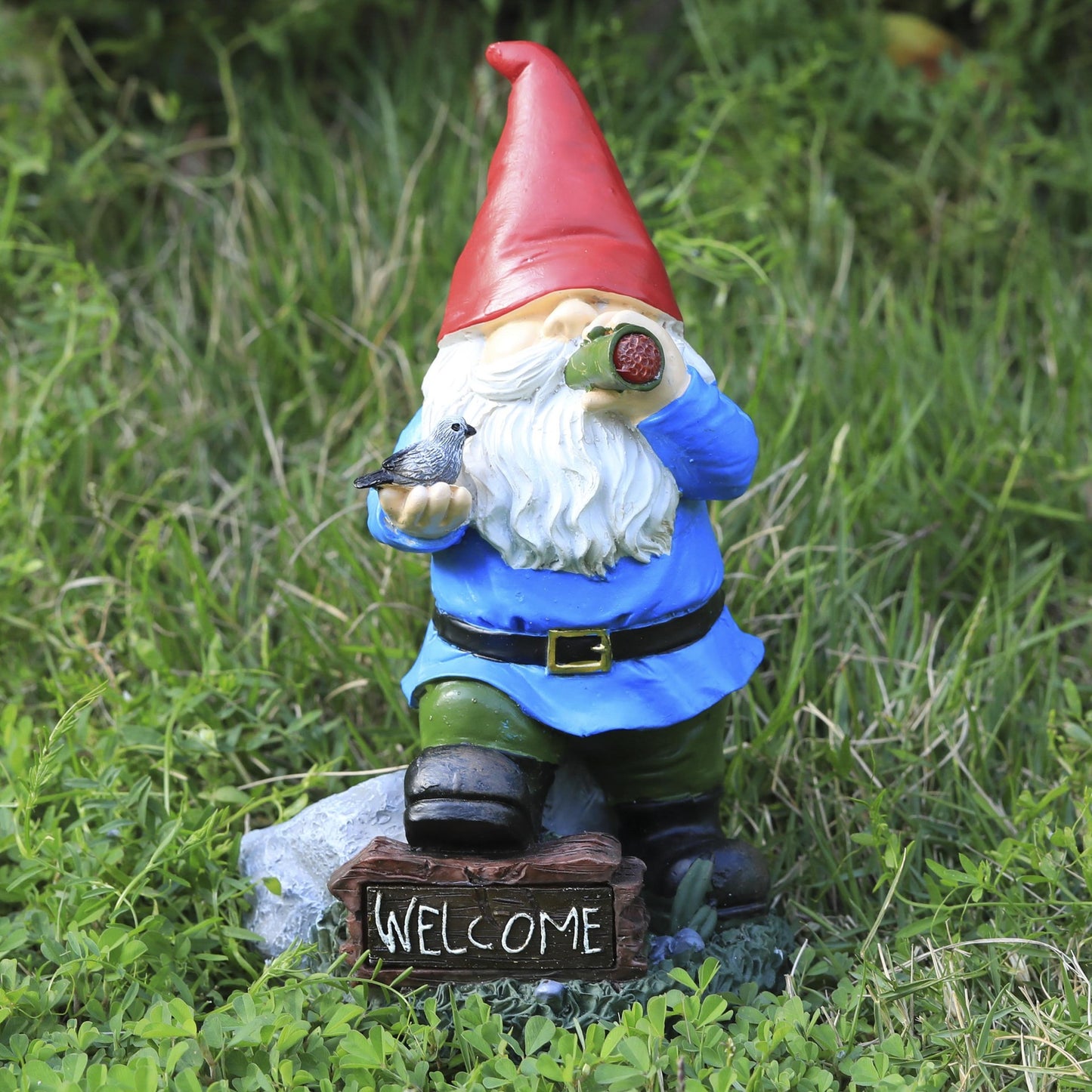 Garden Dwarf Smoking Elderly Resin Decoration